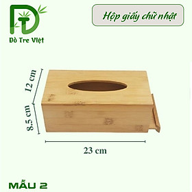 Mua Hộp đựng giấy rút bằng tre loại đẹp