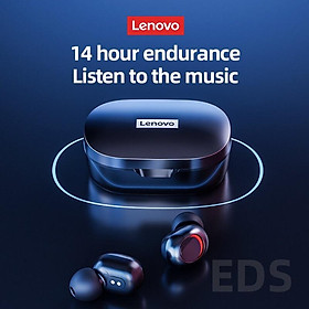 Tai nghe Lenovo pd1x bluetooth 5.0 giảm tiếng ồn tích hợp micro-Hàng chính hãng