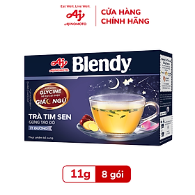 Blendy Trà Tim sen Gừng Táo đỏ 11g/Gói (1 Hộp 8 Gói)