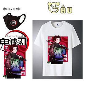 MẪU HÓT Áo Thun Anime In Hình Kamado Tanjirou áo cực chất