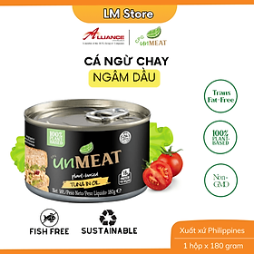 Cá Ngừ Chay Xắt Lát Ngâm Dầu 180g - Nhập Khẩu Từ Philippines