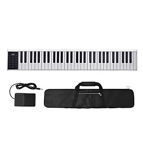 61 Keys Digital Electronic Piano Keyboard MIDI Output 128 Tones 128 Rhythms 14 Demo Songs Recording Programming Playback