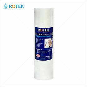 Lõi lọc nước số 3 PP Melt Blown thay thế cho các loại máy lọc RO – Hàng nhập khẩu chính hãng Rotek Đài Loan 