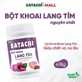 Bột Khoai Lang Tím Nguyên Chất SATACHI – 100% khoai lang tím, không đường – Hộp 418g
