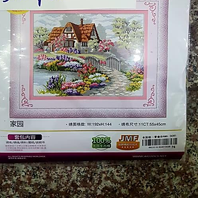 Mua Tranh thêu PHONG CẢNH 55x45cm chưa thêu 22018