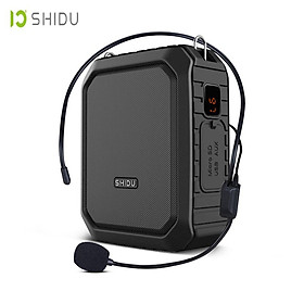 Bộ khuếch đại giọng nói di động của Shidu M800 với micrô có dây cho giáo viên IPX5 loa bluetooth chống nước 4400mah