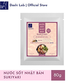 Nước Sốt Sukiyaki Nhật Bản - Dashi Lab - 80g gói