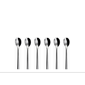 Bộ 6c Muỗng Cà Phê 107006 - Inox 304 Stainless Steel 18/10 Đồ dùng bàn tiệc nhà hàng khách sạn cao cấp (Set of 6pcs Coffee spoon SS18/10)