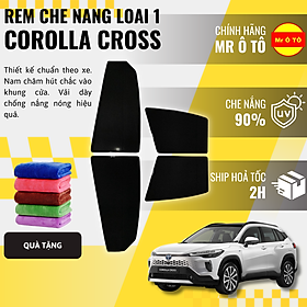 Rèm Che Nắng Xe Toyota Corolla Cross Loại 1 Mr Ô TÔ Bảo Hành 24 tháng Cam Kết Chuẩn Khít Theo Xe