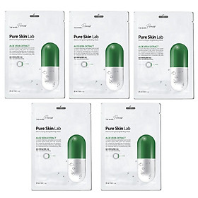 Hộp 5 miếng mặt nạ The White Princess Pure Skin Lab cấp ẩm và sáng da-chiết xuất nha đam