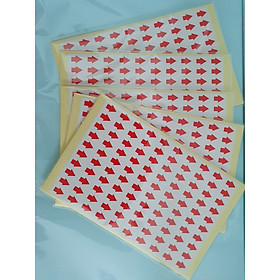 Giấy decal mũi tên vuông