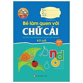 Sách - Giúp Bé Vững Bước Vào Lớp 1 - Bé Làm Quen Với Chữ Cái - Quyển 2 (4-5 Tuổi) - Tân Việt Books