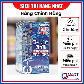 Thực Phẩm Chức Năng Dầu Cá Omega -3 Orihiro Nhật Bản