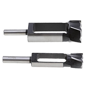 2PCS 16mm+35mm Tenon Plug Cutter Hardened High Carbon Steel Plug Cutting Hardened Carbon Steel for Long-lasting Cutting