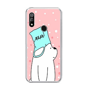 Ốp lưng dẻo cho điện thoại VSMART STAR 4 - 0338 BEAR02 - Hàng Chính Hãng