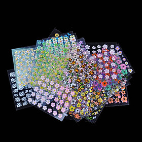 Bộ Sticker 3D Dán Móng Tay (50 tấm)