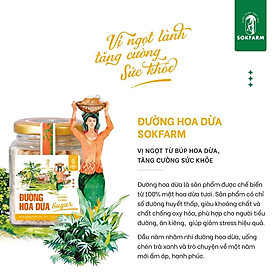 Đường hoa dừa 100% tự nhiên Sokfarm- Giúp ổn định đường huyết