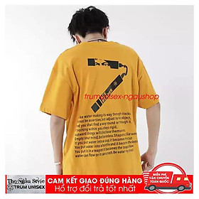 Áo thun Stee nam tay lỡ unisex form rộng overtee Bruce Lý tiểu long béo nhiều màu chất vải cotton xịn Trumunisex