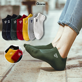 Set 7 đôi tất nam nữ cổ ngắn cao cấp, vớ cổ ngắn nam nữ mềm mại thoáng mát sử dụng cả tuần - VOTUAN-NAMNU