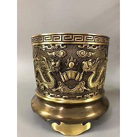 Mua Bát hương đồng đúc rồng nổi 16cm