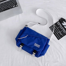 Túi đeo chéo Messenger cỡ to vải Poly cao cấp chống thấm nước, bền bỉ unisex nam nữ phong cách thời trang, cá tính-Hàng Chính Hãng DRU