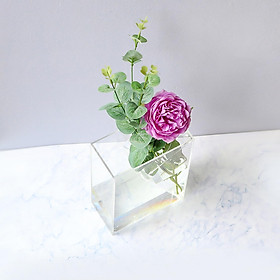 Acrylic Flower Vase Clear Vase Decorative Vase for Wedding Home Dining Table