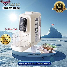 Máy Làm Sữa Hạt 2GOOD SONA I8 Chuyên Dụng Tự Động 100% - Thương Hiệu Malaysia Tự Vệ Sinh Gồm Nhiều Chế Độ Nấu Dung Tích 1.2 Lít Công Suất 1000 W - Hàng Chính Hãng