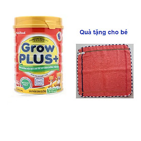Sữa Nutifood Grow Plus+ 780g cho trẻ dưới 1 tuổi tặng kèm khăn mặt bông mềm mịn cho bé