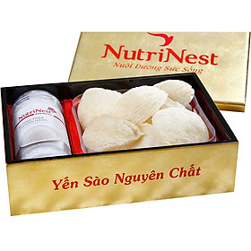 Tổ Yến Sào Rút Lông Nguyên Tổ NutriNest Nguyên Chất Dinh Dưỡng Cao 100g - Kèm Đường Phèn