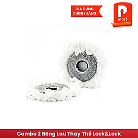 Combo 2 Bông Lau Thay Thế Của Bộ Lau Nhà ETM498 Lock&Lock - ETM451
