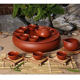 Mua Bộ ấm chén trà đạo - bộ ấm trà tử sa Bát Tràng
