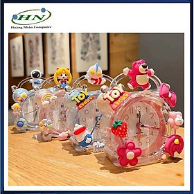 Mua ĐỒNG HỒ BÁO THỨC HÌNH THÚ DỄ THƯƠNG TRONG SUỐT -HN - GIAO NGẪU NHIÊN