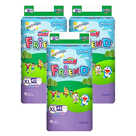 Combo 3 Tã Quần Goo.n Friend Gói Cực Đại XL42 (42 Miếng)