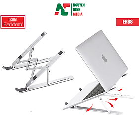 Giá Đỡ Laptop Macbook iPad Earldom EH88 Chất Liệu Hợp Kim Nhôm Giúp Tản Nhiệt Có Thể Điều Chỉnh Góc Độ - Hàng Chính Hãng