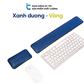 Mua Combo Kê Tay Da Bàn Phím  Chuột Lucas Chống Mỏi Cổ Tay - Hàng Chính Hãng