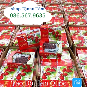 Táo Đỏ Hàn Quốc Sấy Khô 1kg, 1Kg Táo đỏ sấy khô Hàn Quốc nhiều thịt siêu ngon dẻo, Táo Đỏ