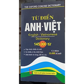 Nơi bán Từ điển Anh - Việt - 145.000 từ - Giá Từ -1đ