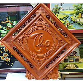 Mua TRANH GỖ HƯƠNG ĐỎ CHỮ THỌ (chữ Thọ tiêng Việt)
