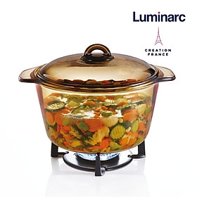 Nồi thuỷ tinh 5L Luminarc Vitro Blooming Amberline -LUBLJ0886