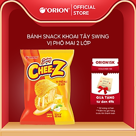 Bánh Snack ORION Khoai Tây Swing vị Phô Mai 2 Lớp 95g