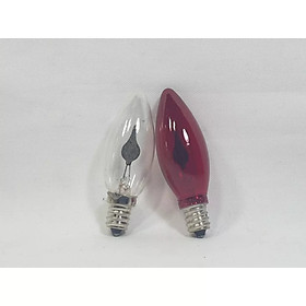 Mua bóng đèn trái ớt nháy hình ngọn lửa trắng trong và đỏ