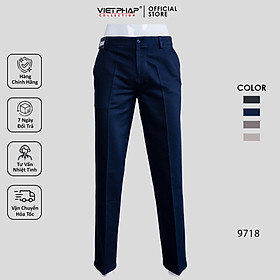 Quần Kaki Nam Không Ly VIỆT PHÁP / Hoạ Tiết Chìm Cao Cấp 9718