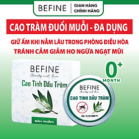 Cao tinh dầu tràm Befine - cao giữ ấm, giảm mẩn ngứa, tránh muỗi và côn trùng cho bé