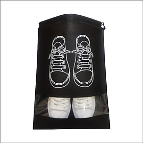 Túi Vải Đựng Giày Dép Dây Rút Chống Bẩn Chống Thấm Nước Du Lịch Dây Rút Size To 43x32 cm (Hàng Chính Hãng)