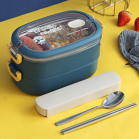 Mua Hộp Cơm Giữ Nhiệt INOX304 Hiện Đại Kèm Bộ Đũa Thìa INOX – Chất Liệu Cao Cấp An Toàn Cho Sức Khỏe – Hàng Chính Hãng Vinbuy