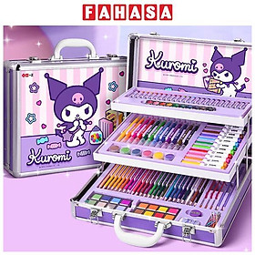 Bộ Dụng Cụ Học Sinh Kuromi - iiGEN EN880630 (160 Chi Tiết)