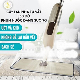 Mua Cây lau nhà thông minh dạng xịt  đầu xoay 360 độ thông minh tiện lợi