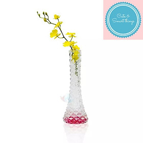 Mua Bình hoa thủy tinh họa tiết kim cương (cắm 1 cành hoa)