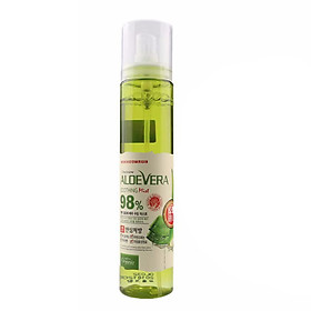 Xịt khoáng dưỡng ẩm Lô Hội Aloevera Mineral Moisture Mist Hàn Quốc 115ml