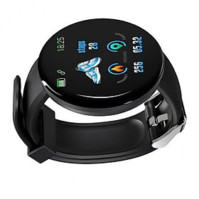 2xD18 Bluetooth Smart Watchband Fitness Sport Tracker Waterproof Unisex Black